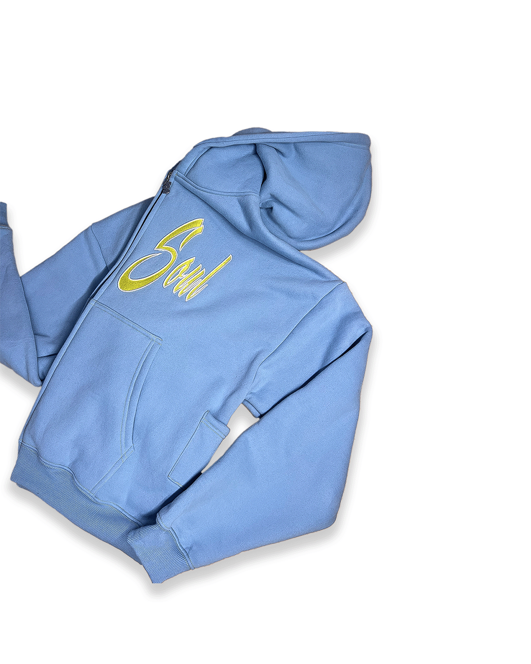 BLUE TROUBLED SOUL HOODIE
