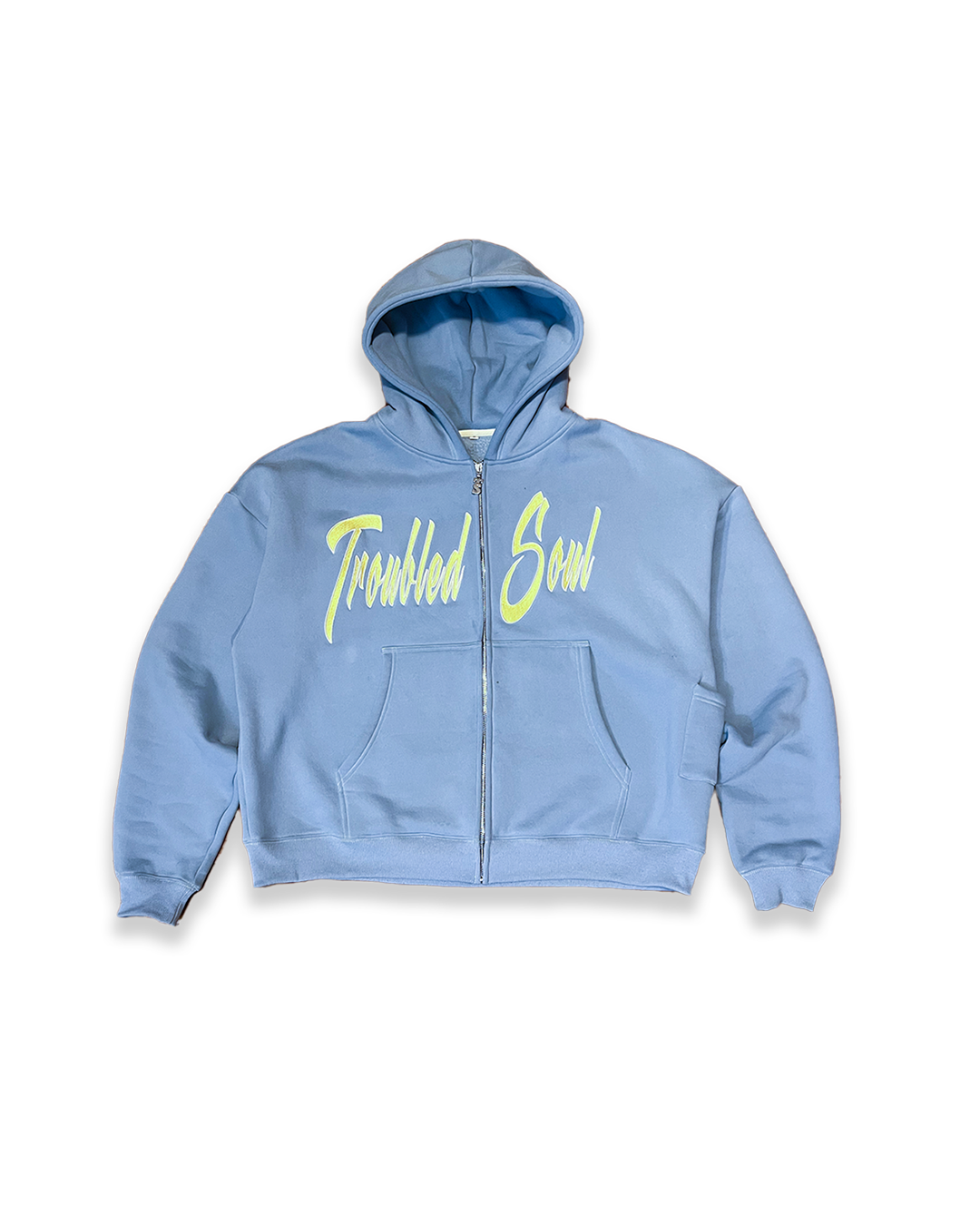 BLUE TROUBLED SOUL HOODIE