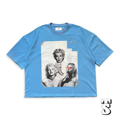 Sky blue Monroe tee